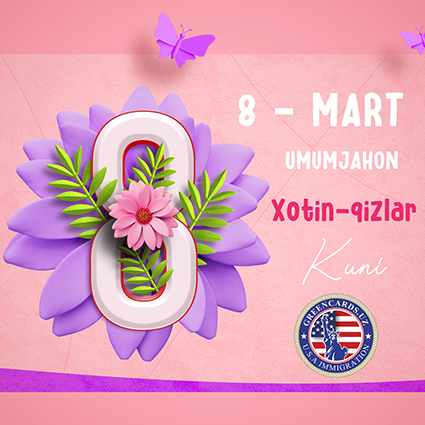 8 mart – Xalqaro xotin-qizlar kuni!